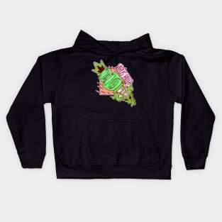 Yatta! Milk Drink: Virus Killer (Green Apple) Kids Hoodie